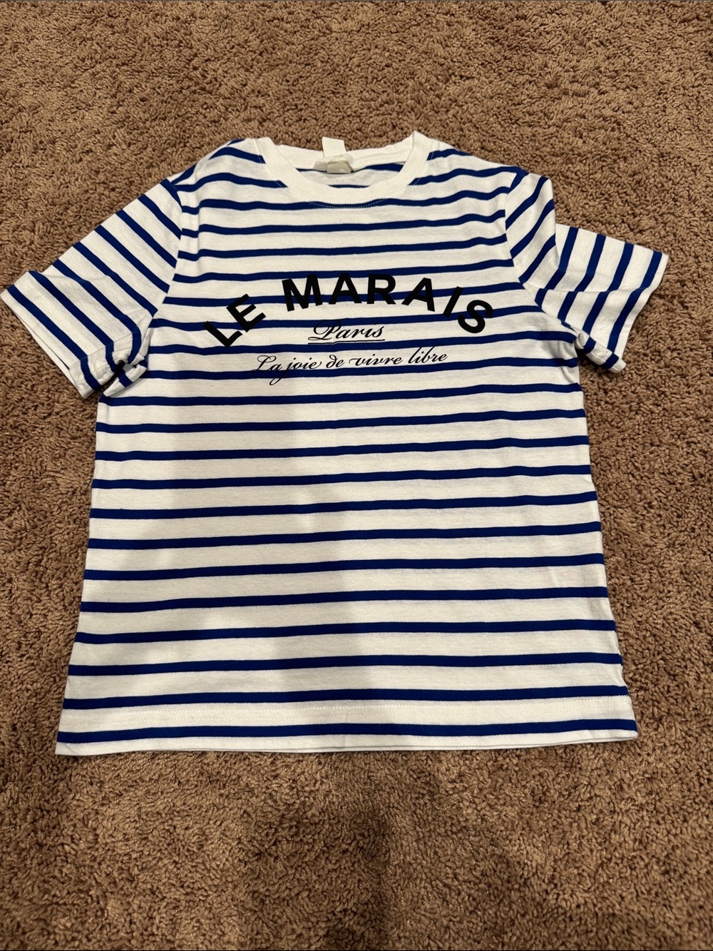Women's Blue & White Striped Tee
H&M XXS